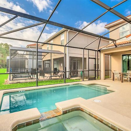 Near Disney - 5Br Home- Games Pool Hot Tub & Bbq キシミー エクステリア 写真