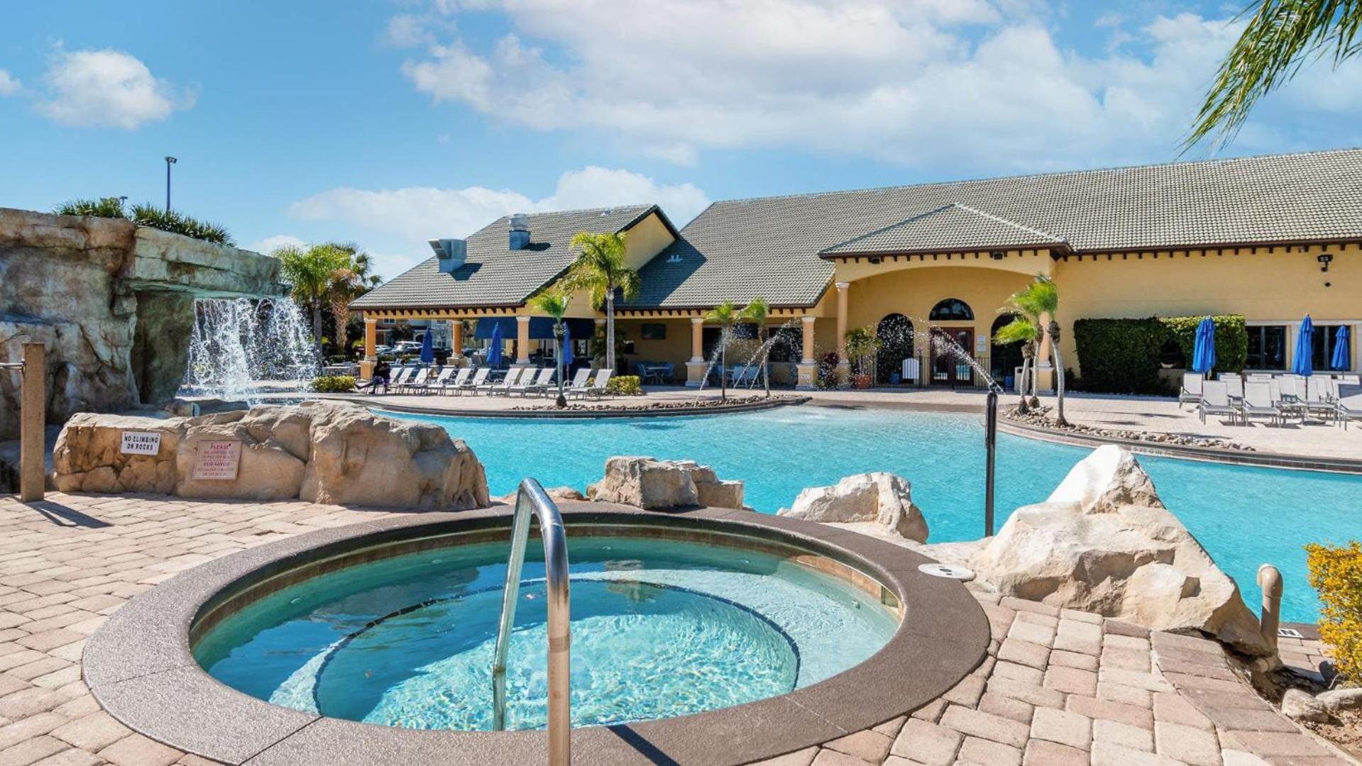 Near Disney - 5Br Home- Games Pool Hot Tub & Bbq キシミー エクステリア 写真